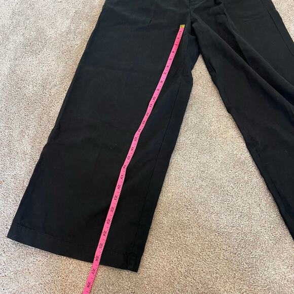 NWT Madewell Women's Wide Leg Linen Blend Trouser‎ Black Size 2 Petite - Picture 4 of 10